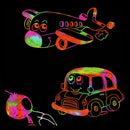Magic Color Rainbow Scratch Paper Note Book DIY Scraping Educational Tool T O9P5