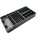 Black Battery Storage Box Case For 100Pcs AAA AA 9V C D Type