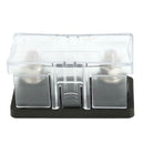 12V/24V/32V Car Marine Boat RV ANL Fuse Holder Fuse Block with 2x M10 Studs A