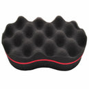 Double Sided Barber Hair Brush Sponge Dreads Locking Twist Coil Afro Curl W O6X3