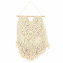 Macrame Wall Hanging Driftwood Woven Wall Art Boho Home Decor 45cm x 60cm G8Z4