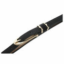 Fashion Lady Women Waistband Pu Leather Belt (Black)