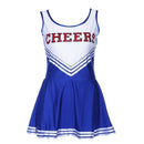 Tank Dress Blue fancy dress cheerleader pom pom girl party girl XS 28-30 fo