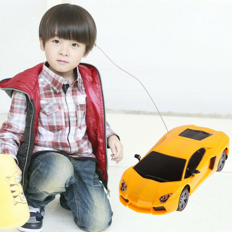 1/24 Drift Speed Radio Steering Wheel Remote Control RC Racing Car+LEDLight