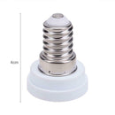 5pcs/pack E14 to E12 Adapter Light Bulb Lamp Base Holder Converter Socket