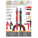 22Pcs Multifunction Digital Multimeter Test Leads Probes Voltage Meter  L0Z0