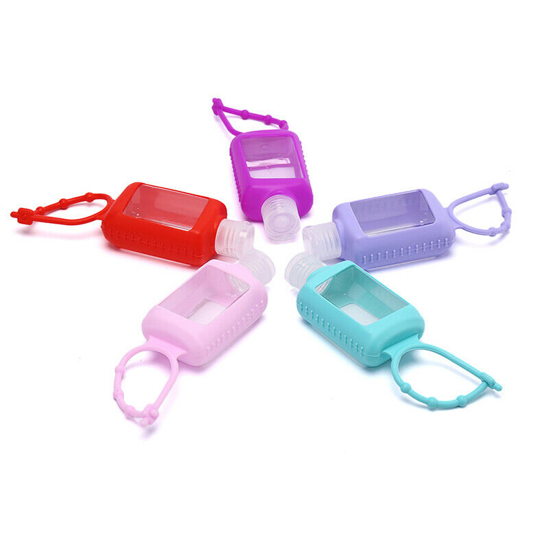 60ML Portable Travel Empty Bottle Cosmetic Refillable Bottle with Silicon Hol Nw