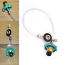 Camping Outdoor Gas Propane Flat Cylinder Tank Refill Coupler Adapter MO