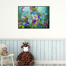 5D DIY Full Drill Diamond Painting Butterfly Flowers Cross Stitch Mosaic