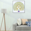 DIY Peafowl Special Shaped Diamond Painting Embroidery Clock Home Decor