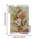 5D DIY Full Drill Diamond Painting Flowers Cross Stitch Mosaic Kits (W1668)