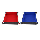 2pcs PU Leather Foldable Dice Rolling Tray for Watch Jewelry Storage Case