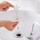 10pcs Hair Catcher Bathtub Chain Cleaner Clog Remover Strainer Sink Shower Drain