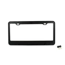 US Ca 2PCS Chrome Stainless Steel Car Truck License Number Plate Frame+Screw-Cap