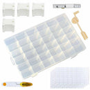 Embroidery Floss Cross Stitch Organizer Storage Box 120 Pcs Thread Bobbins Set