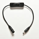 In-Line Power Switch ON/OFF 2.1mm/5.5mm Cable Jack Arduino Plug 12V Economic JR
