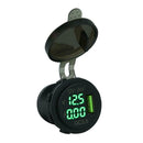 3A QC 3.0 USB Car Charger Power Socket Adapter for Motorcycle Boat (Green) A