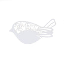 50pcs White Bird Wine Glass Name Place Cards Wedding Party Decoration LJ