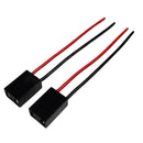 1 Pair 12V-24V Bulb Socket Female Adapter Connector for Car Headlight Fog Lamp
