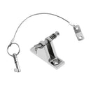 316 Stainless Steel Quick Release Pin Lanyard With Boat Deck Hinge