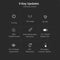 Wireless 5.0 Headset Earbuds Waterproof Headphones Ear hook Earphone Stereo bs