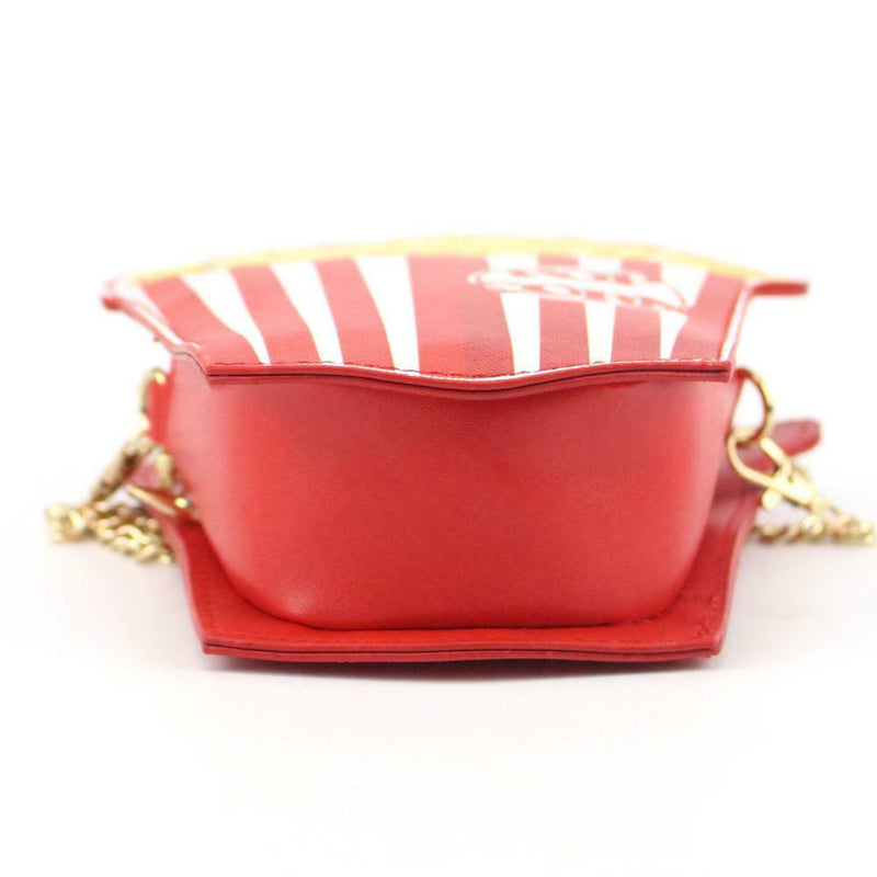 Woman Cupcake Hamburger Chain Bag Popcorn Crossbody Messenger Bag (Popcorn
