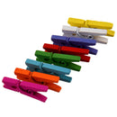 Mini Wooden Pegs - Multi Coloured 100pk