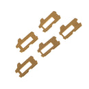 5 Pieces of Car Lock Reed Key Cylinder Gasket Plate Kit w/ Coil Spring for Mazda
