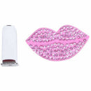Car air freshener Rhinestone Pink Lips Locket Aromatherapy essential oil Di