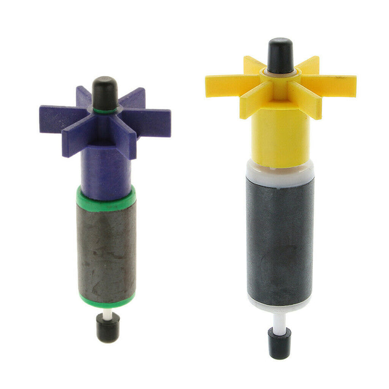 2x Aquarium Water Pump Replacement Impeller Rotor Aquarium 9x4cm