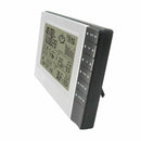 1X(Weather Station Wireless With Digital Alarm Clock Barometer Indoor Outdo