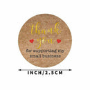 500pack/roll Round Thank You Stickers Round Handmade Food Gift DIY Gifts Labels