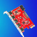 Ltu3-51P Desktop Pci-E A-Port Usb 3.0 + 20 Pin Expansion Card