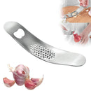 2 In 1 Stainless Steel Kitchen Gadgets Garlic Press Crushe Tools Bottle Op Hn