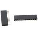10pcs 2.54mm Single Row Female Pitch Header Socket Connector PCB 12 Pin Str P3I3