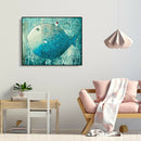 Painting By Numbers Kit DIY Fish Hand Painted Canvas Oil Art Picture Gift A