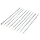 9pcs Blackhead Pimple Blemish Comedone Acne needle Extractor Remover Tool Se uW