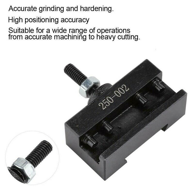 250-002 Quick Tool Change Holder Turning Facing Lathe Parting Blade R7P9