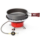 Portable Travel Picnic Aluminum Alloy Outdoor Camping Kitchen Utensil Frying Pan