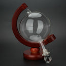 Globe Whiskey Decanter Wine Aerator Glass Wine Bottle With Holder Rack Alco S8J6