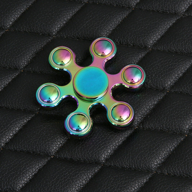 otation Time Long Tri-Spinner Fidget Funny Toys Metal EDC Fidget Spinner Ha