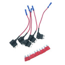 5x 10A Add Circuit Mini Blade Fuse Boxe Holder  ATO ATC  Tap
