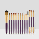 15pcs Makeup Brushes Kit Wood Handle Eyes Face Cosmetic Beauty Pens (120) A