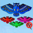 110cm Flying Kite Colorful Cartoon Owl with Kite Line Kids Outdoor TMO