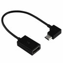 Angle Type C OTG Cable, Cable Creation (1 Pack) USB C Male to USB 2.0 A Fem