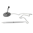 Metal Table/Desk Ballpoint Pen with 31.50Inch (80Cm) Bead Chain and Pen Hol W3N9