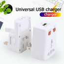Universal Power Adapter Travel AC Plug with USB Charging Port for US EU UK HOT