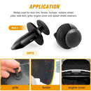 120PCS Car Push Retainer Clips Auto Fasteners 6 Most Popular Sizes for Chevy