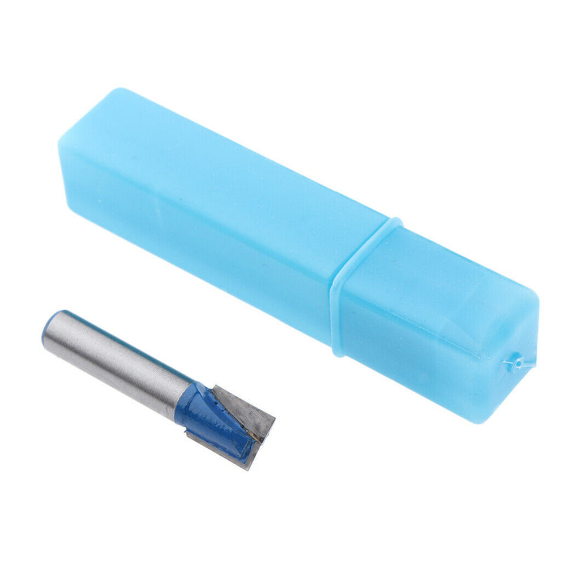 2 Pieces 8mm Router CNC Engraving Woodworking V Groove 8mm(5/16 Inch) Shank