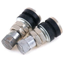 1Pair Chrome Metal Valve Stems Bolt In TR161 Metal Rod Tuner wheel tire Cus- OZ